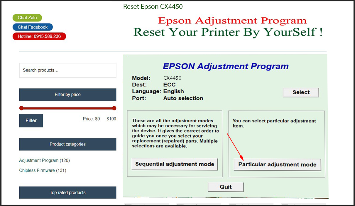 Epson CX4450 Epson CX4450 bước 3