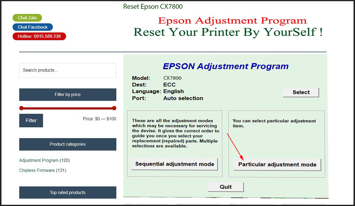 Epson CX7800 Epson CX7800 bước 3