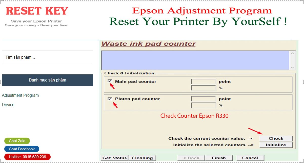 Epson R330 Epson R330 bước 5