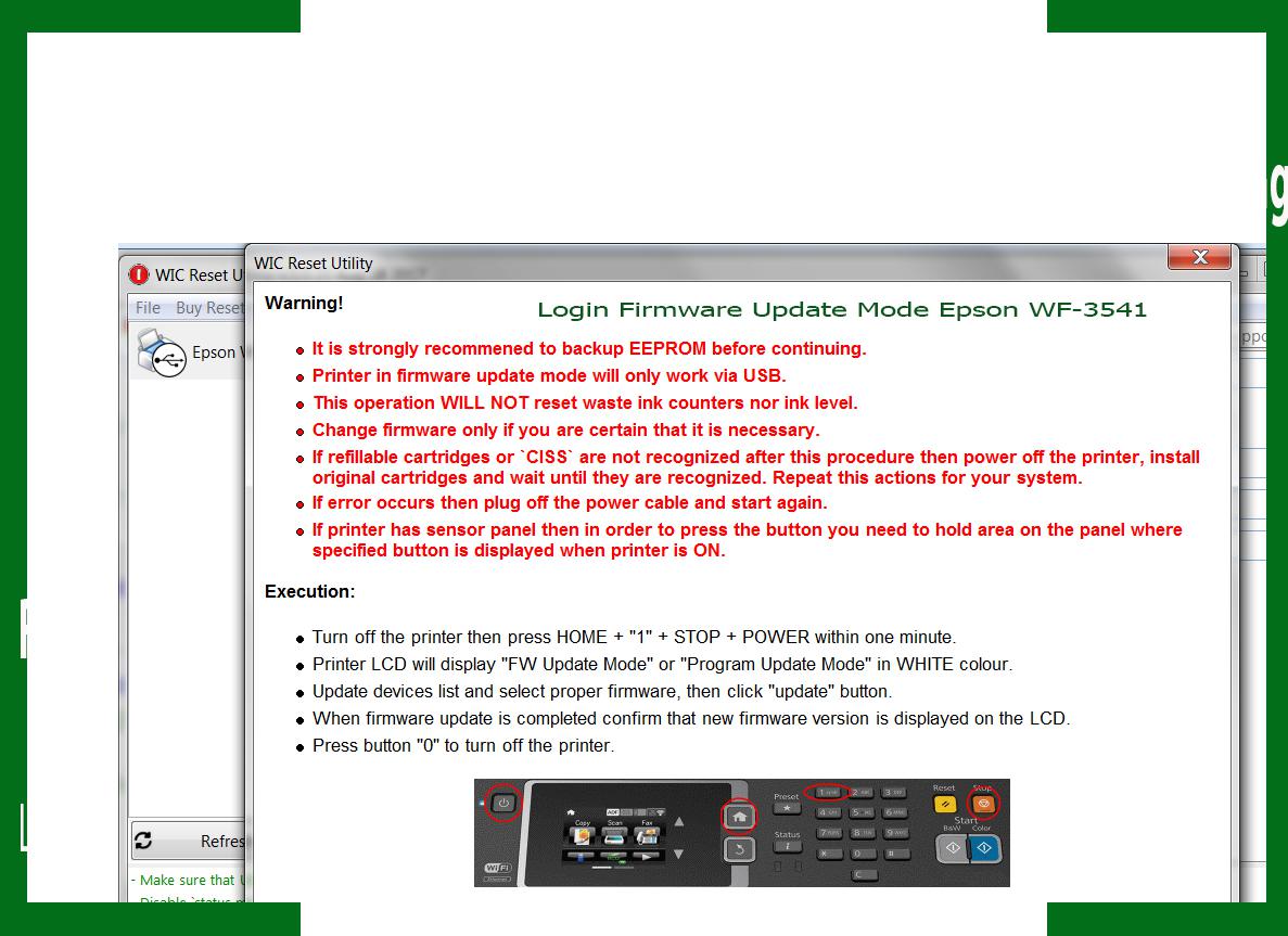 Key Chipless May In Epson WF-3541 Step 3