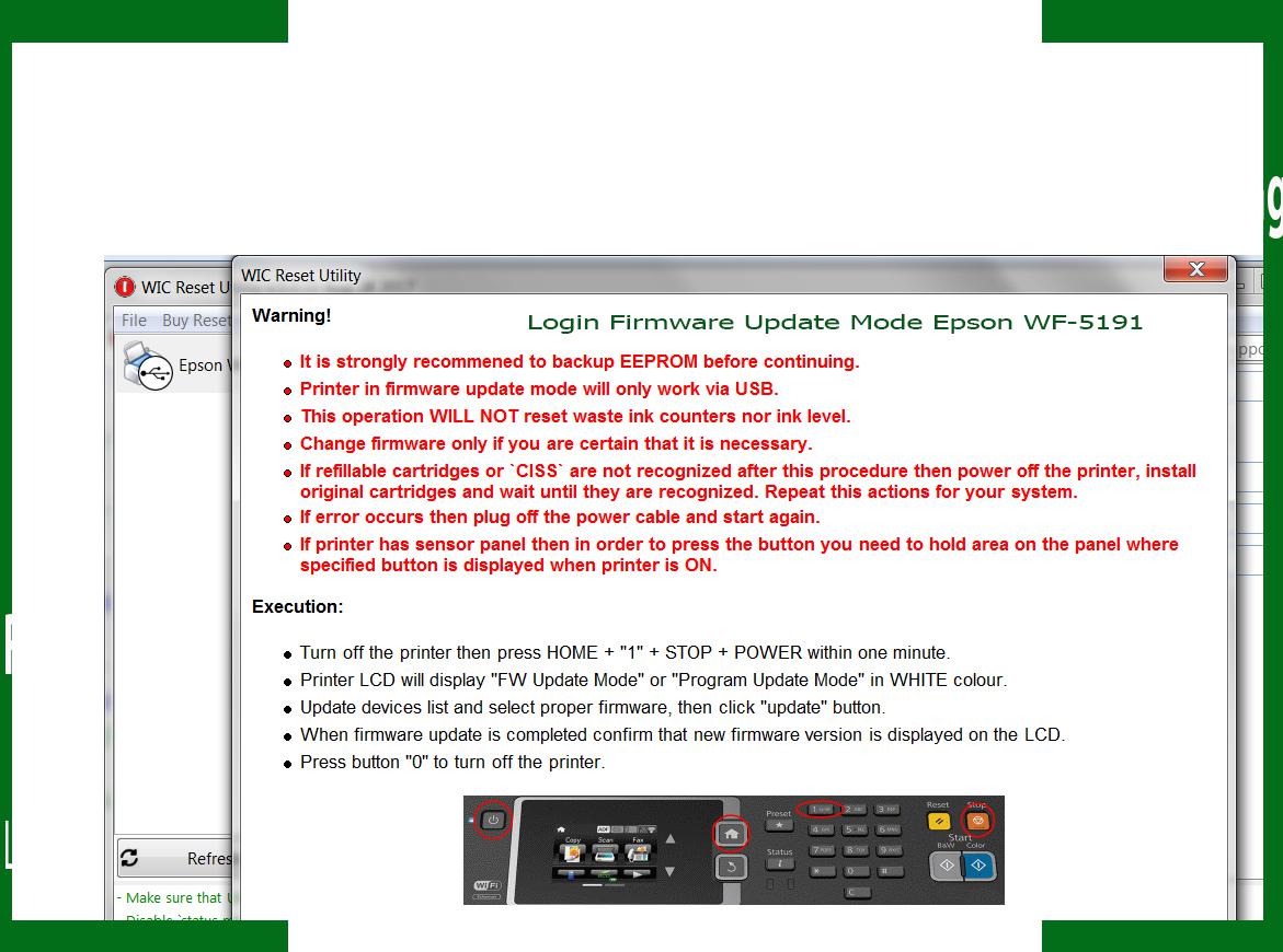 Key Chipless May In Epson WF-5191 Step 3