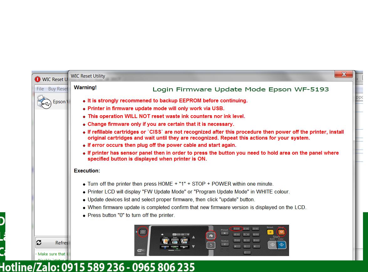 Key Chipless May In Epson WF-5193 Step 3