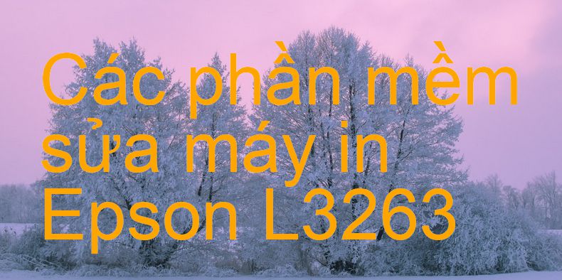 phần mềm sửa máy in Epson L3263