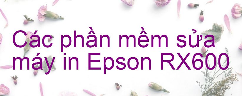 phần mềm sửa máy in Epson RX600