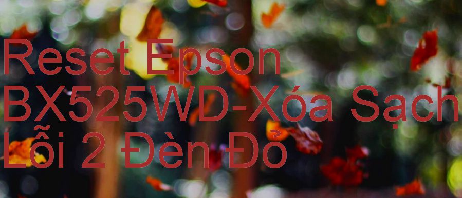 Reset Epson BX525WD-Xóa Sạch Lỗi 2 Đèn Đỏ