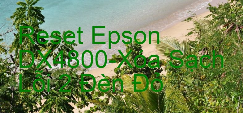Reset Epson DX4800-Xóa Sạch Lỗi 2 Đèn Đỏ