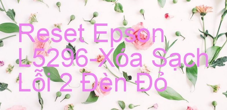 Reset Epson L5296-Xóa Sạch Lỗi 2 Đèn Đỏ