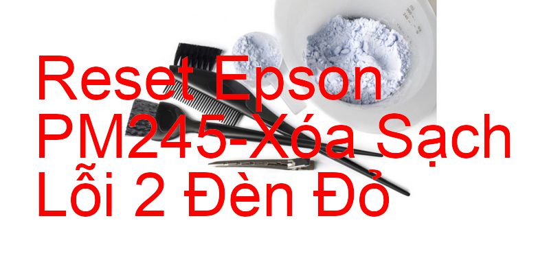 Reset Epson PM245-Xóa Sạch Lỗi 2 Đèn Đỏ
