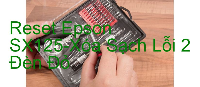 Reset Epson SX125-Xóa Sạch Lỗi 2 Đèn Đỏ