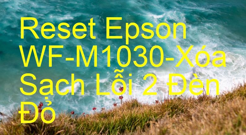 Reset Epson WF-M1030-Xóa Sạch Lỗi 2 Đèn Đỏ