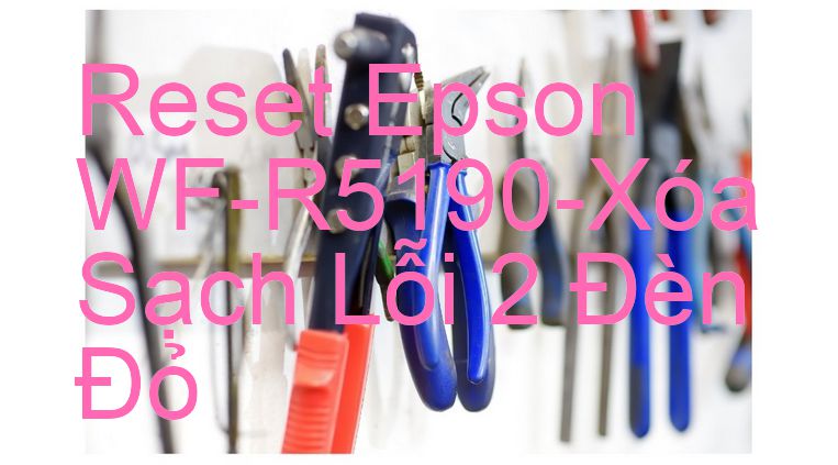 Reset Epson WF-R5190-Xóa Sạch Lỗi 2 Đèn Đỏ