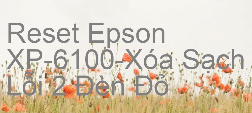 Reset Epson XP-6100-Xóa Sạch Lỗi 2 Đèn Đỏ