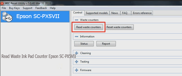 Epson SC-PX5VII service required