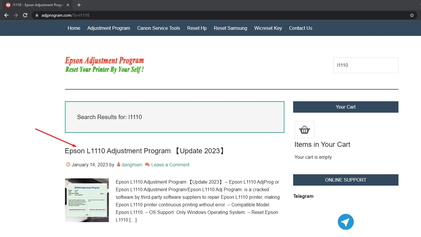 Download Epson Adjustment Program