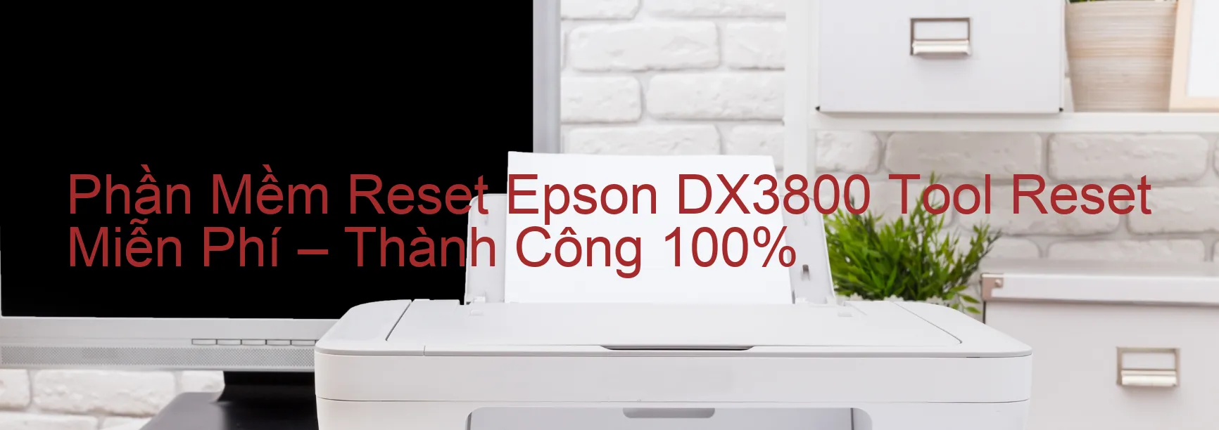 reset máy in Epson DX3800
