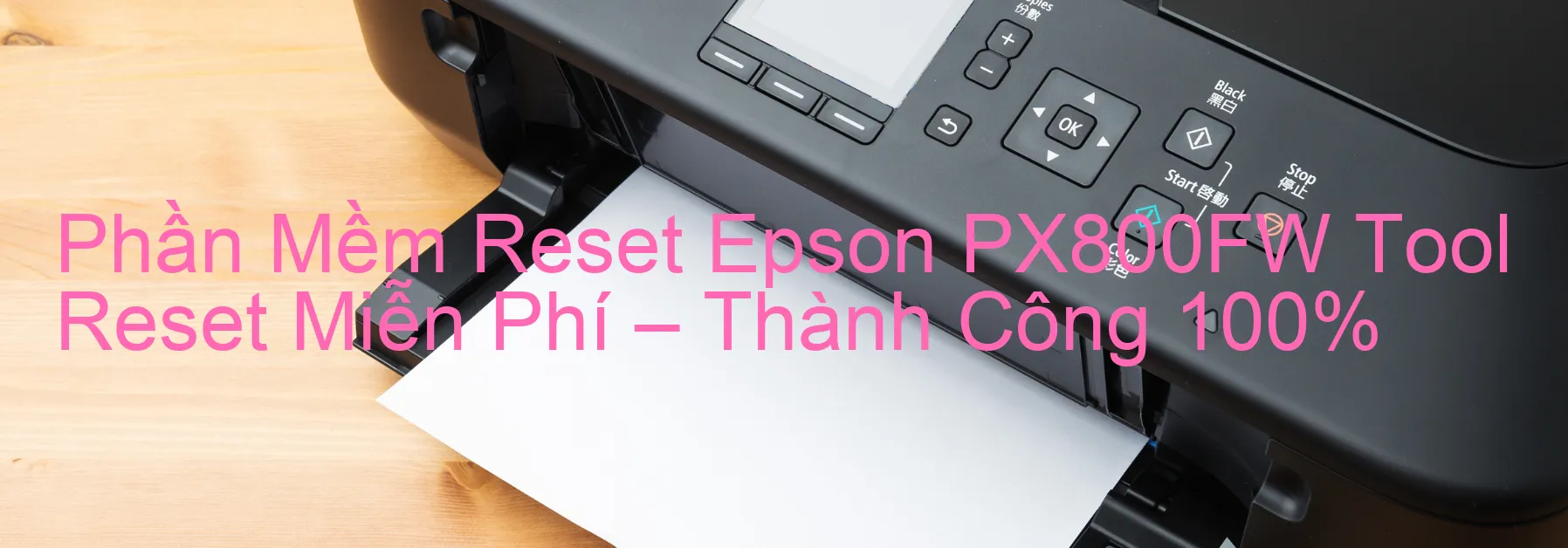 reset máy in Epson PX800FW