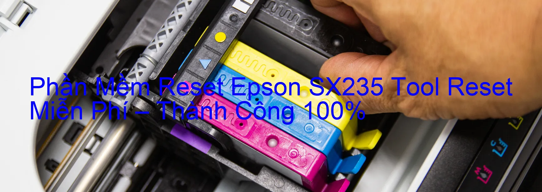 reset máy in Epson SX235