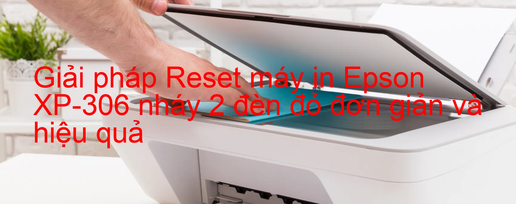 Reset máy in Epson XP-306 nháy 2 đèn đỏ: Cách khắc phục lỗi một cách đơn giản và hiệu quả