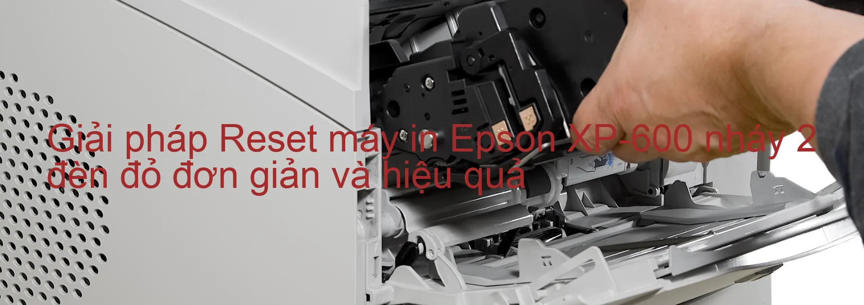 Reset máy in Epson XP-600 nháy 2 đèn đỏ: Cách khắc phục lỗi một cách đơn giản và hiệu quả