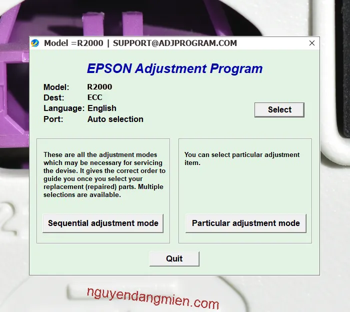 Epson R2000 AdjProg