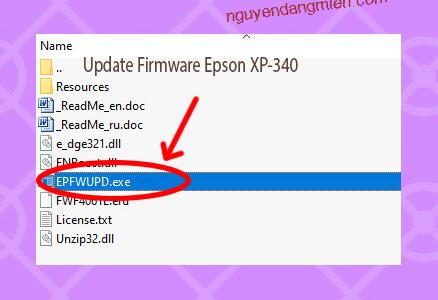 Update Chipless Firmware Epson XP-340 3