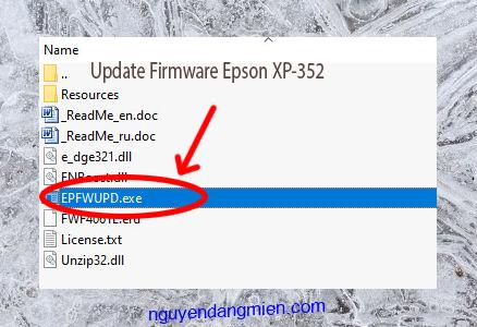 Update Chipless Firmware Epson XP-352 3