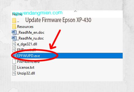 Update Chipless Firmware Epson XP-430 3