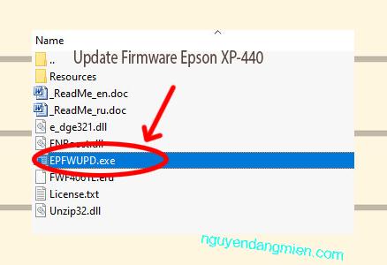Update Chipless Firmware Epson XP-440 3