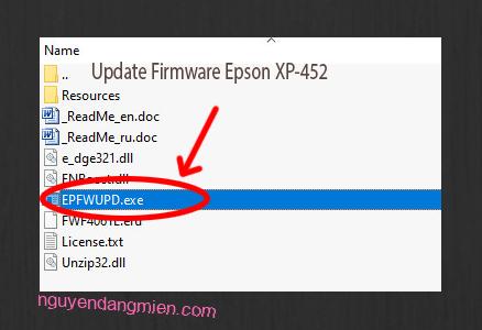Update Chipless Firmware Epson XP-452 3