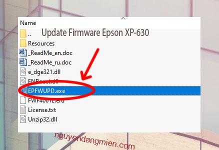 Update Chipless Firmware Epson XP-630 3