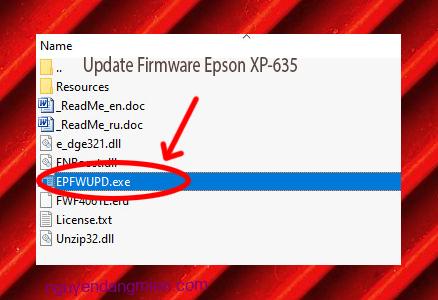 Update Chipless Firmware Epson XP-635 3