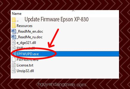 Update Chipless Firmware Epson XP-830 3