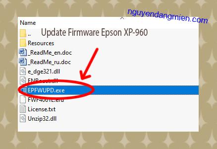 Update Chipless Firmware Epson XP-960 3