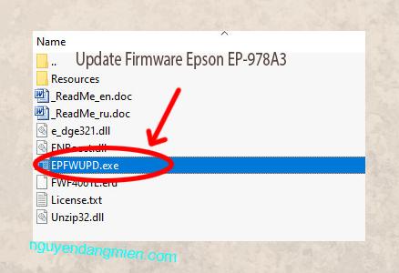 Update Chipless Firmware Epson EP-978A3 3