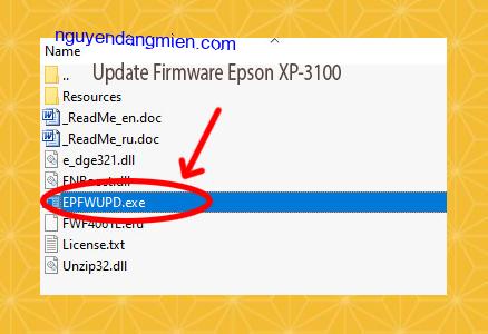 Update Chipless Firmware Epson XP-3100 3