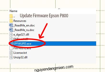 Update Chipless Firmware Epson P800 3