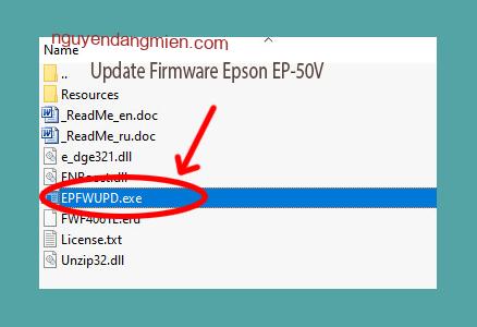 Update Chipless Firmware Epson EP-50V 3