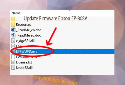 Update Chipless Firmware Epson EP-808A 3