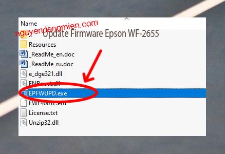 Update Chipless Firmware Epson WF-2655 3