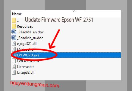 Update Chipless Firmware Epson WF-2751 3