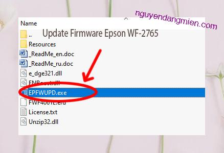 Update Chipless Firmware Epson WF-2765 3
