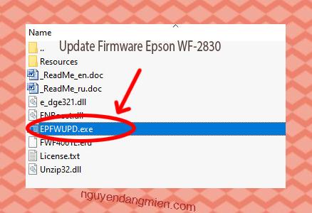 Update Chipless Firmware Epson WF-2830 3