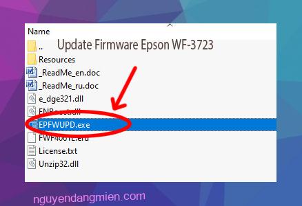 Update Chipless Firmware Epson WF-3723 3