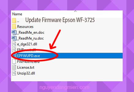 Update Chipless Firmware Epson WF-3725 3