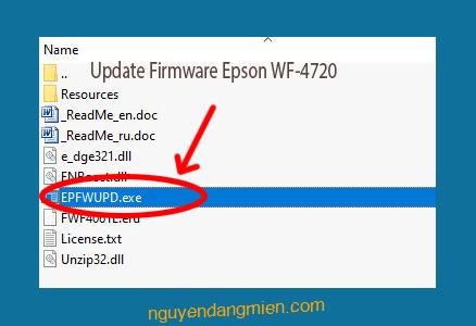 Update Chipless Firmware Epson WF-4720 3