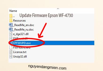 Update Chipless Firmware Epson WF-4730 3