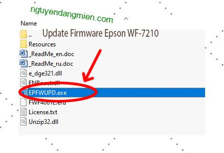 Update Chipless Firmware Epson WF-7210 3