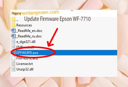 Update Chipless Firmware Epson WF-7710 3