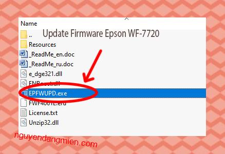 Update Chipless Firmware Epson WF-7720 3