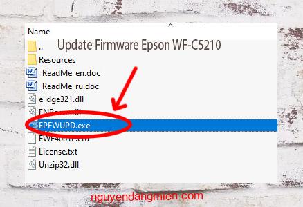 Update Chipless Firmware Epson WF-C5210 3